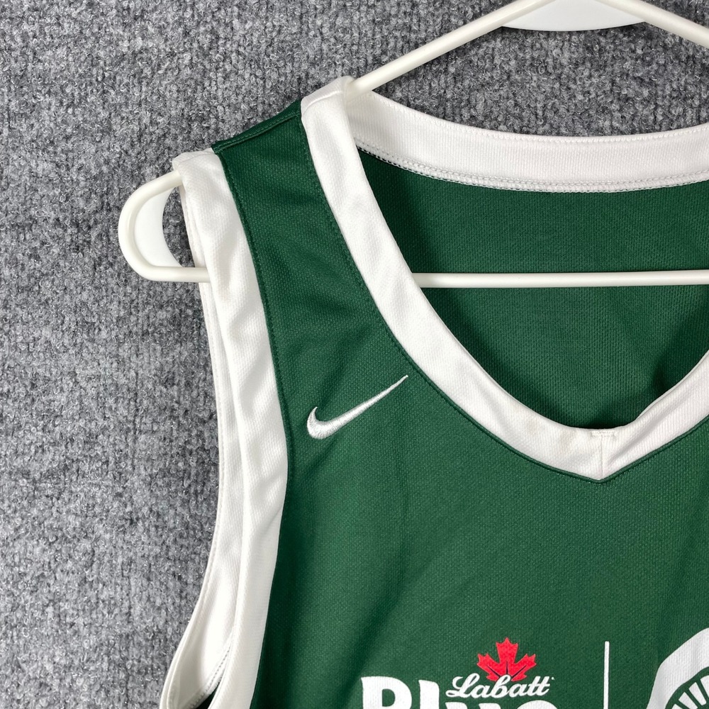 Nike Michigan State Spartans Jersey Mens Medium Green Labatt Blue Tank Summer - Picture 4 of 11
